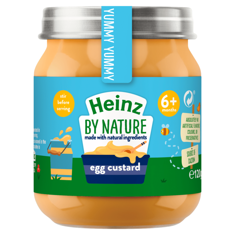 Heinz by Nature Egg Custard 6m+
