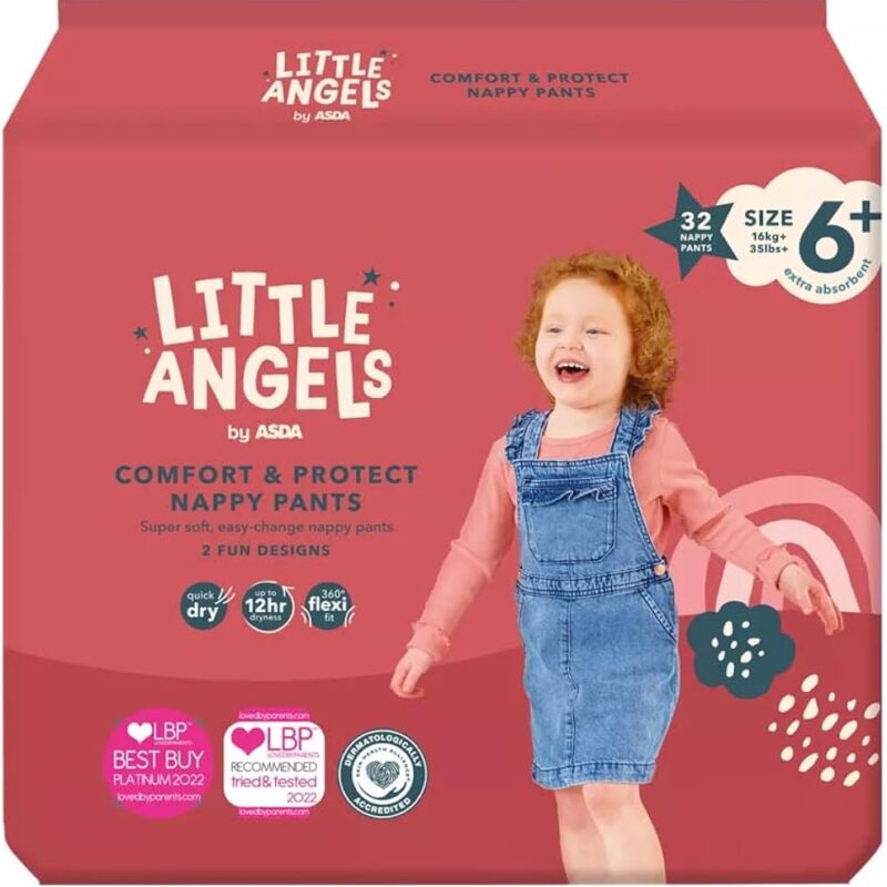 Little Angels Comfort & Protect Nappy Pants Size 6