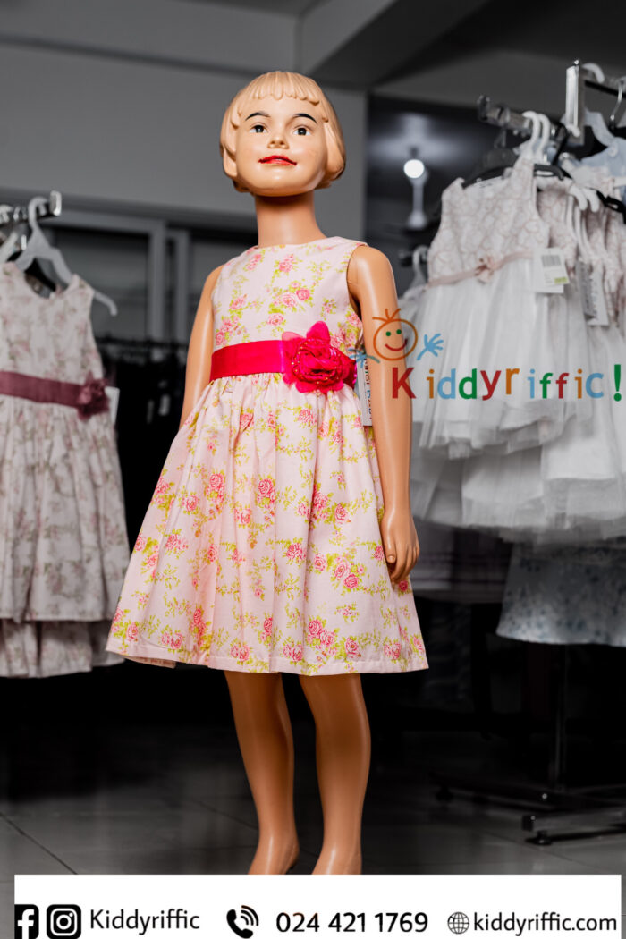 MIGI BABY Floral Pink Dress