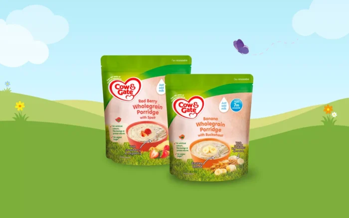 Cow & Gate Red Berry Wholegrain Porridge